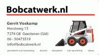Bobcatwerk.nl zzp