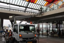 Man aan het werk Man aan het werk