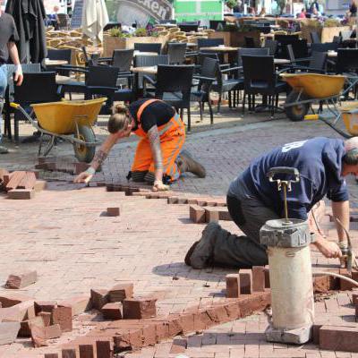 Stratenmakers aan het werk