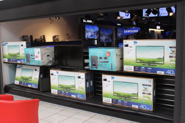 Stapel televisies