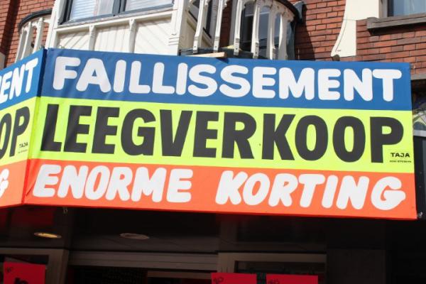 Faillissement Leegverkoop