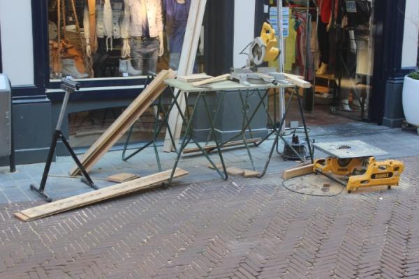 Man aan het werk