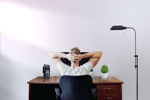 Thuis aan het werk