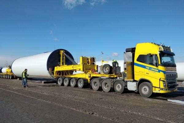 Nieuwste Mega Windmill Trailer XL voor Ter Linden Transport