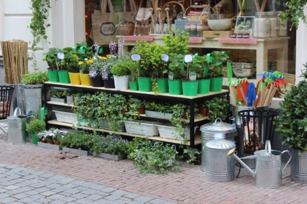 Winkel met bloemen Winkel met bloemen