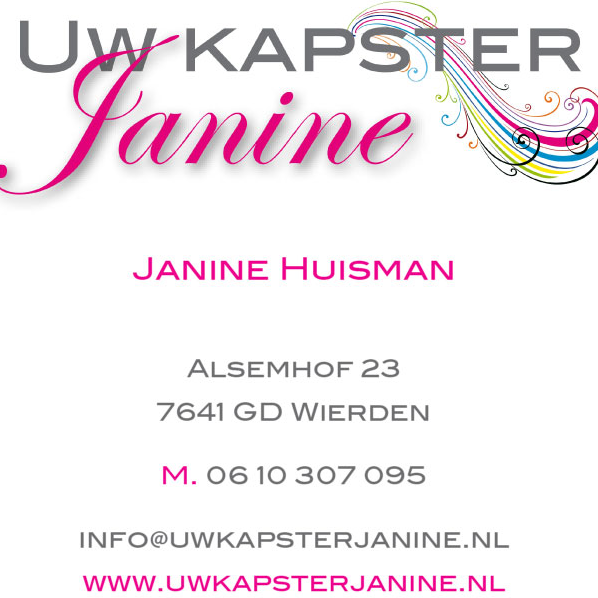 Afbeelding van Uw Kapster Janine