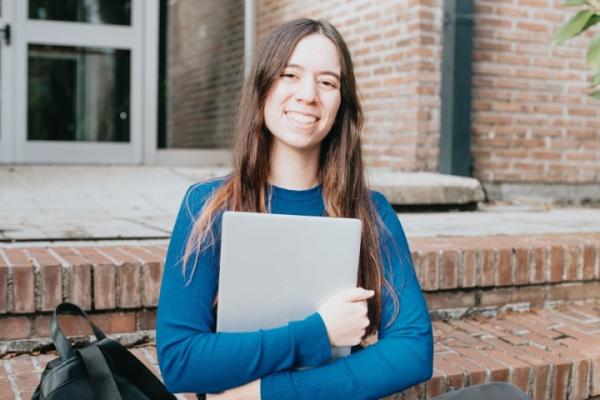 Vrolijke vrouw Vrolijke vrouw