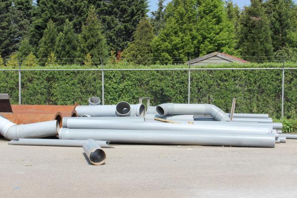 Grote pvc buizen