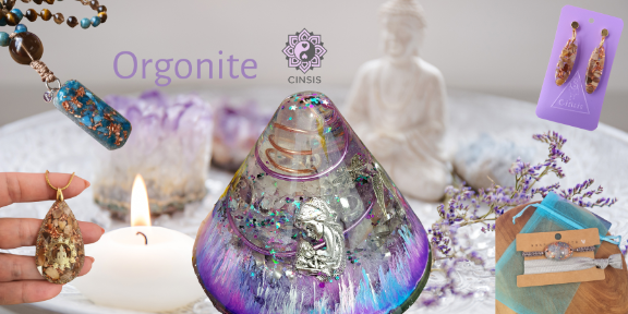 Afbeelding van Cinsis Mineralen Spiritualiteit Orgonite Sieraden
