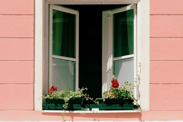 Gevel met kozijn Gevel met kozijn