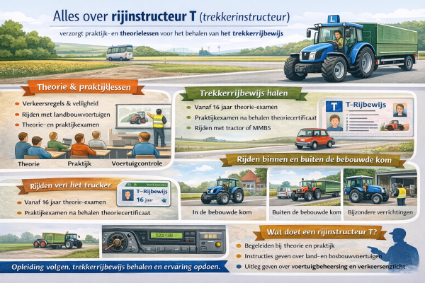 wat doet een rijinstructeur landbouw- en bosbouwtrekkers