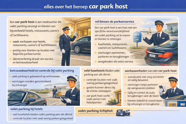 Alles over het beroep car park host wat doet een car park host