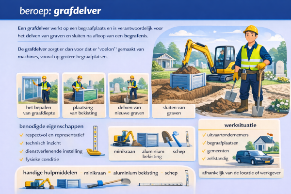 wat doet een grafdelver