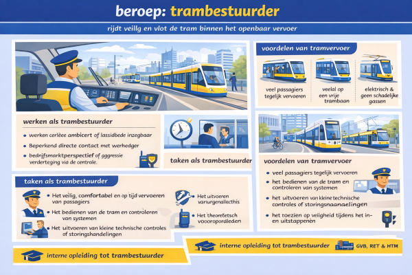 Wat doet een trambestuurder