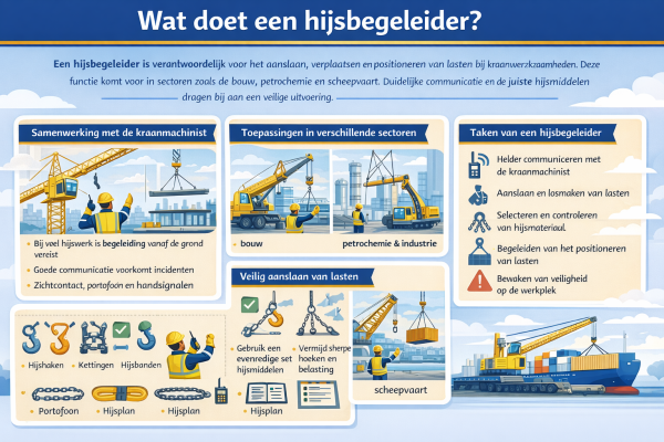 Alles over het beroep hijsbegeleider Wat doet een hijsbegeleider