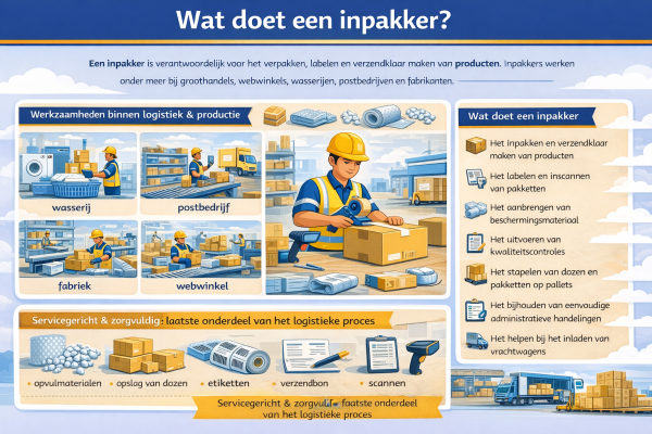 Alles over het beroep inpakker Wat doet een inpakker