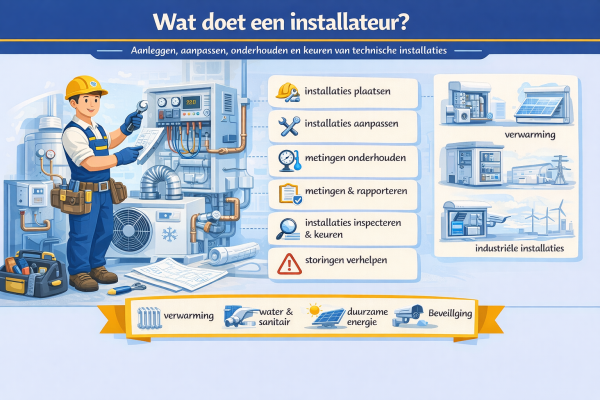 Alles over het beroep installateur Wat doet een installateur
