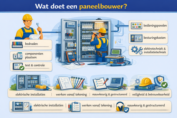 Alles over het beroep paneelbouwer Wat doet een paneelbouwer