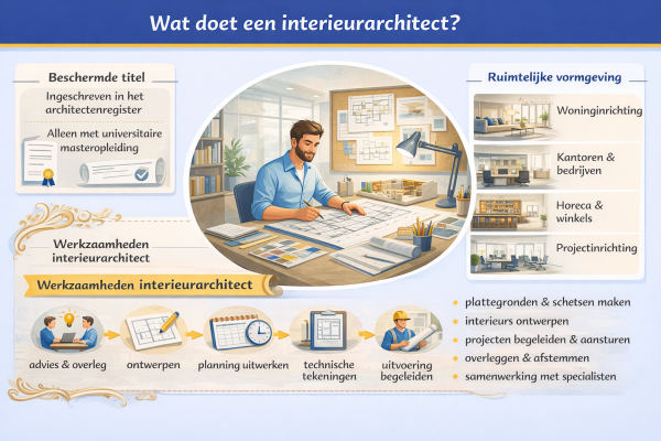 Wat doet een interieurarchitect