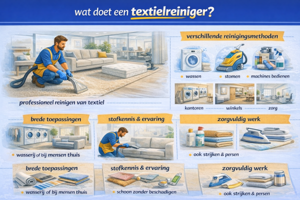 Wat doet een textielreiniger