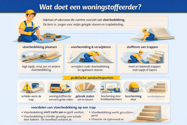 Wat doet een woningstoffeerder