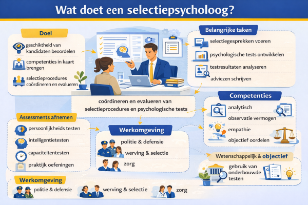 Wat doet een selectiepsycholoog