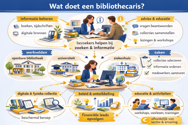 Alles over het beroep bibliothecaris Wat doet een bibliothecaris