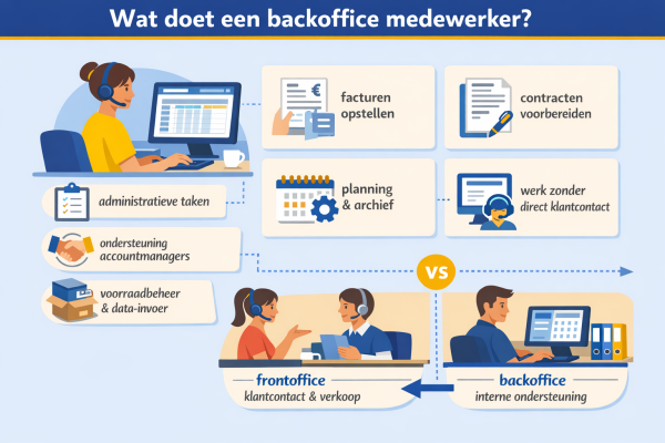 Wat doet een backoffice medewerker