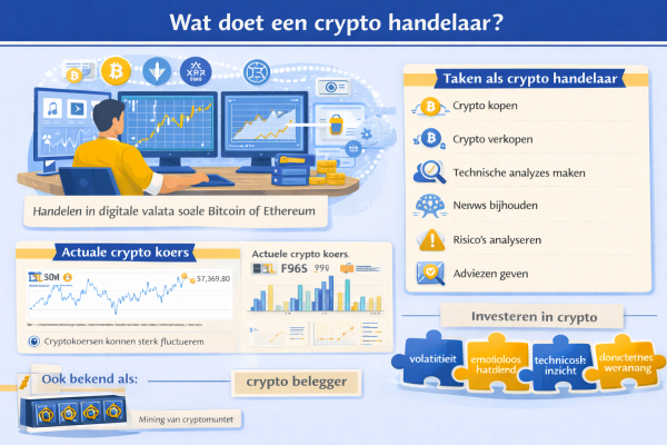 Alles over het beroep crypto handelaar Wat doet een crypto handelaar