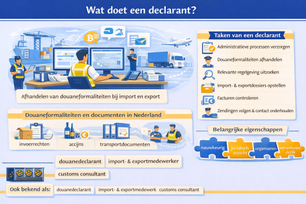 Alles over het beroep declarant Wat doet een declarant