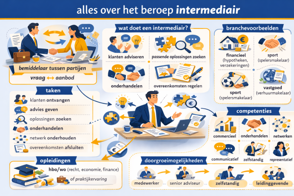 Alles over het beroep intermediair Wat doet een intermediair