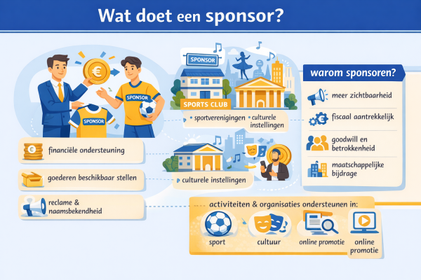 Wat doet een sponsor