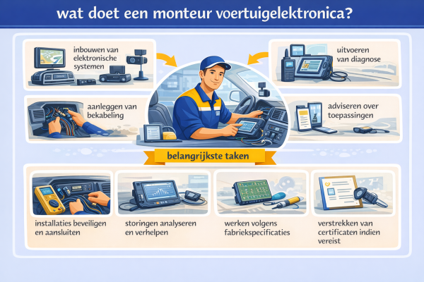 Wat doet een monteur voertuigelektronica