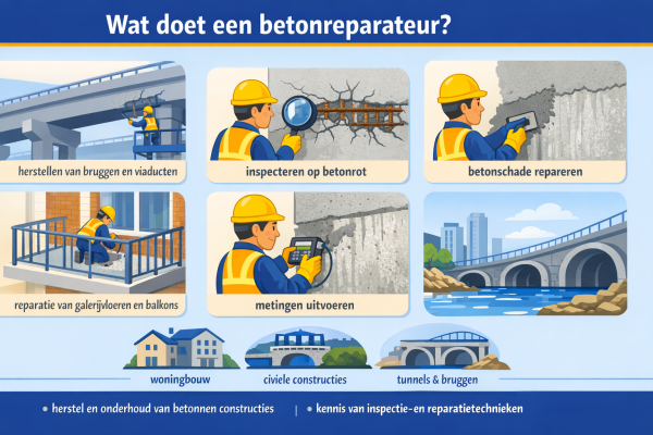 Wat doet een betonreparateur