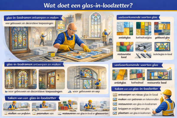 Wat doet een glas-in-loodzetter