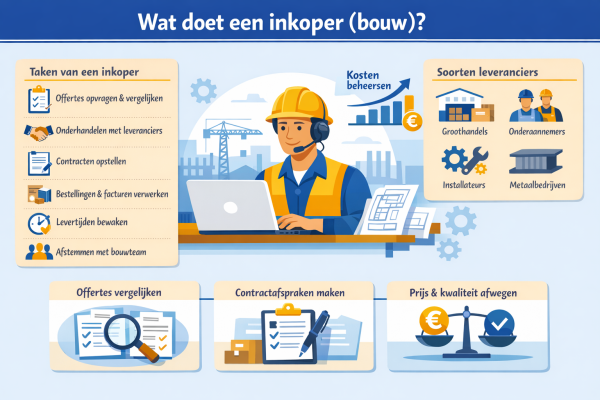 Wat doet een inkoper (bouw)