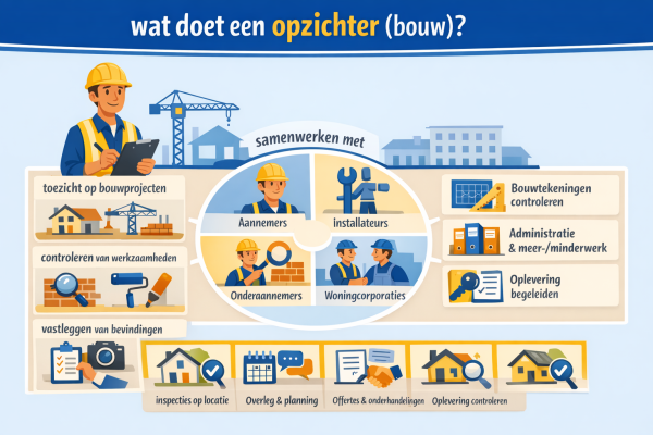 Wat doet een opzichter (bouw)