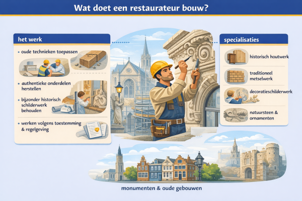 Wat doet een restaurateur bouw