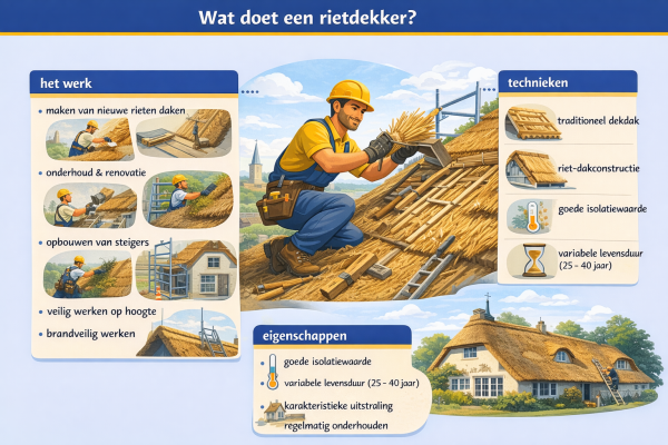 Wat doet een rietdekker