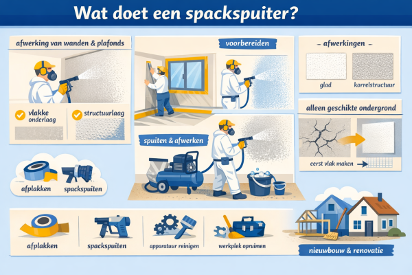 Wat doet een spackspuiter