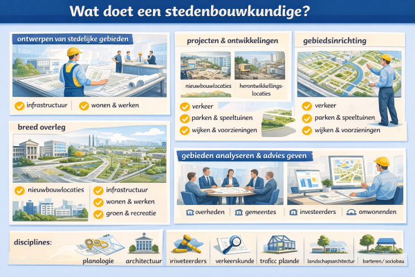 Wat doet een stedenbouwkundige