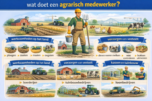 Alles over het beroep agrarisch medewerker Wat doet een agrarisch medewerker
