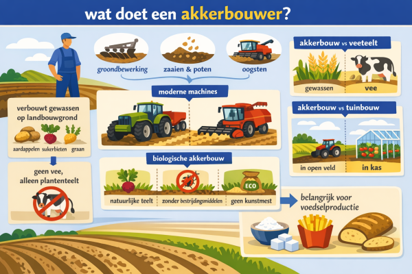 Alles over het beroep akkerbouwer Wat doet een akkerbouwer