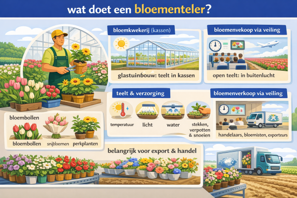 Wat doet een bloementeler