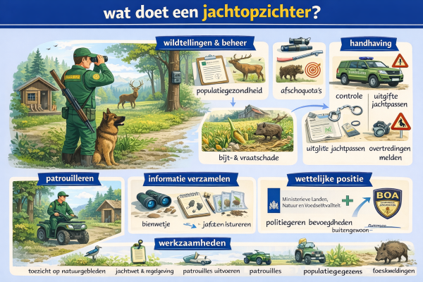 Alles over het beroep jachtopzichter Wat doet een jachtopzichter