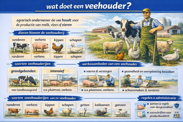 Wat doet een veehouder