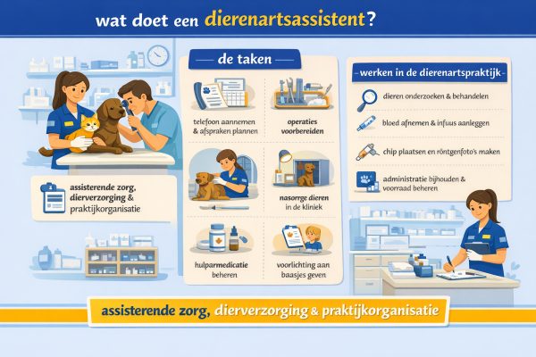 Wat doet een dierenartsassistent