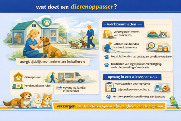 Wat doet een dierenoppasser