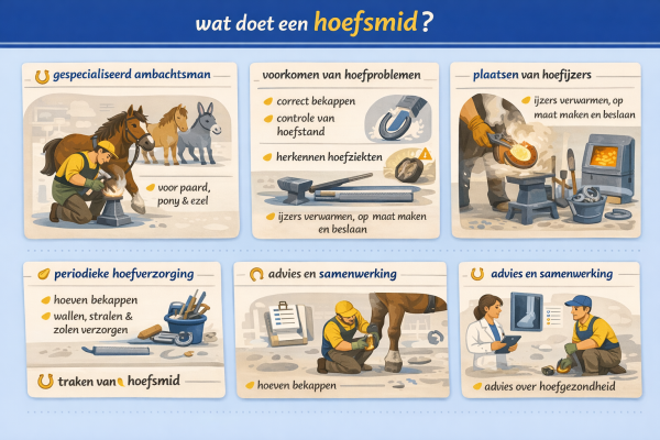 Alles over het beroep hoefsmid Wat doet een hoefsmid