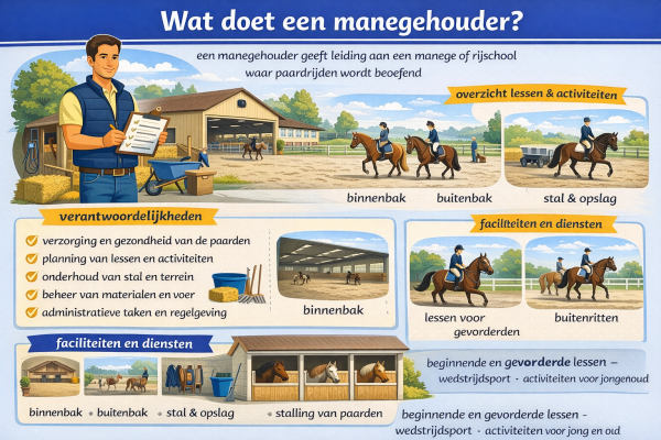 Wat doet een manegehouder